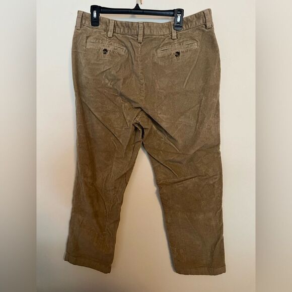 L.L. Bean Tan Corduroy Pants Straight Leg - Picture 3 of 3